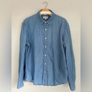 Vintage Made in USA American Apparel denim shirt